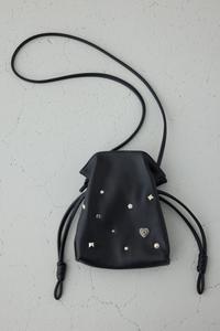 Сумка на завязках с декоративным рисунком Azul By Moussy, цвет Black