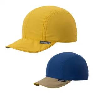 MONTBELL Бейсболка для детей из ткани 70% Nylon, 30% Matte Nylon Blend, цвет Ivory White/Marine Blue/Yellow