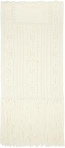 Вязаный шарф Je T'aime белого цвета Jean Paul Gaultier