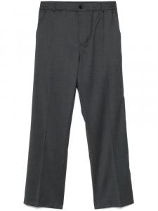 Moncler брюки с нашивкой-логотипом, серый