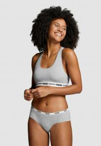 Брифы Puma SOFT BUND LOGO 4ER PACK, Grau Melange/Grey