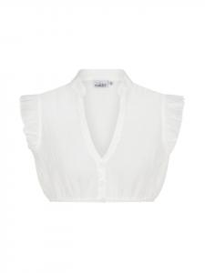 Блузка Тина с короткими рукавами в стиле дирндль кремового цвета Nübler