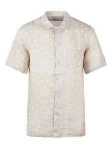 Рубашка с короткими рукавами и принтом банданы MC2 Saint Barth, нейтральный
