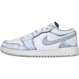 Детские баскетбольные кроссовки Air 1 Grade School Jordan, белый/серый