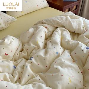 LUOLAI HOME Комплект постельного белья 1,8 м, 4 предмета, простыня