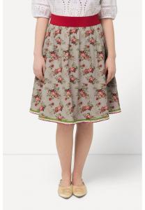 Юбка А-силуэта TRADITIONAL Ulla Popken, красный