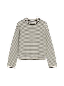 Marc O'Polo Обычный полосатый свитер кремового цвета