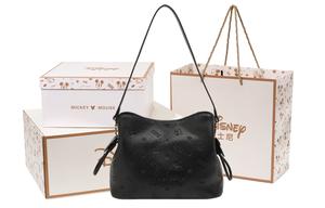 Disney Микки серии ПУ сумка через плечо косметичка дамбо женская разноцветная, Black