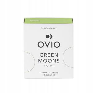 Зеленые месячные контактные линзы Ovio No. 3 Inna marka