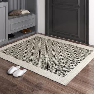 AOVOC Ковер 140х200 см для прихожей в средневековом стиле, нескользящий, Victoria Doormat 07