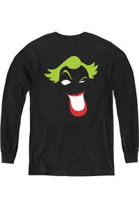 Футболка с длинным рукавом "Бэтмен и Джокер" для подростков Gildan, черный