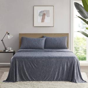 Комплект прохладного трикотажного простыня Urban Habitat Comfort, серый