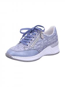 Низкие кеды синего цвета rieker