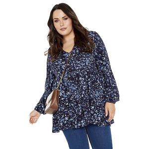 Женская футболка Remi plus size Avenue, Indigo