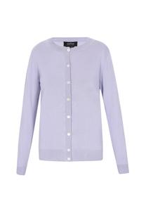 Вязаный кардиган usha BLACK LABEL Classic Look, светло-фиолетовый