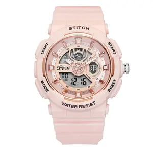 Disney Часы Electronic+Quartz Movement Watch Unisex Blue Dial, Cute Pink