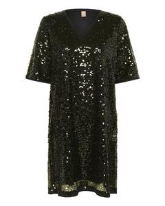 CULTURE Вечернее платье в оливковом цвете