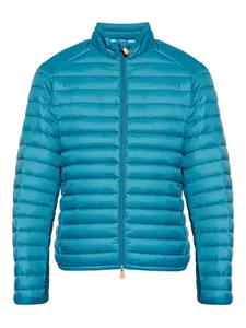 Стеганая куртка на молнии Alexander Save The Duck, синий