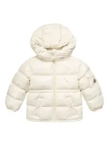 Стеганая куртка Maire с капюшоном Moncler Enfant, нейтральный