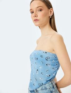 Топ Koton, светло-голубой