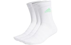 Унисекс белые носки Adidas, 1 комплект 3 пары (белый)