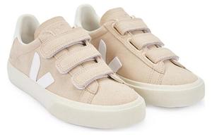 Футболка Recife с шнуровкой 'Бежево-белая' женская VEJA, светло-коричневая