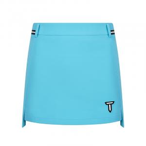 Летняя повседневная короткая юбка женская EUROPEAN TOUR, флуоресцентный синий