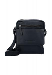 Кожаная сумка через плечо Wax Pull Up 20 см The Chesterfield Brand, черный