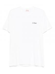 Футболка с вышитым логотипом MC2 Saint Barth, белый