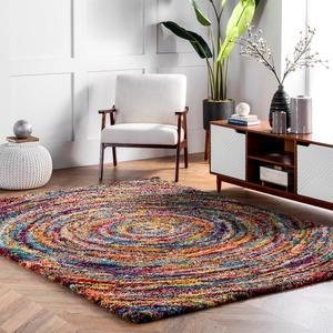 Ковер NuLOOM Ardelle Swirl Shaggy, Multi, 201 x 275 см