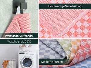 Чайные полотенца набор  Zollner, красный