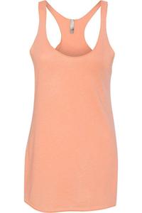 Женская майка-борцовка Triblend Next Level, цвет vintage light orange