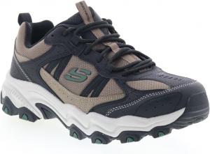 Мужские кроссовки Skechers Stamina без застежек, черный/коричневый
