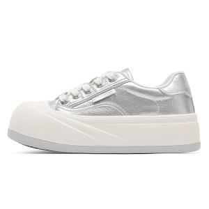 Кроссовки CВ°BANNER Skateboard Shoes Women's Low-Top Silver