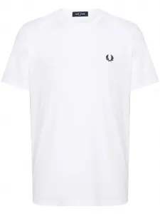 Футболка с логотипом Fred Perry, белый