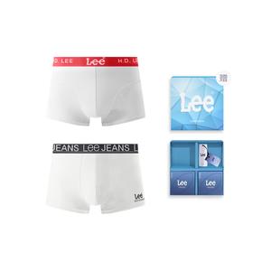 Edge Color 3.0 трусы подарочные наборы мужские 2 шт Lee, белый