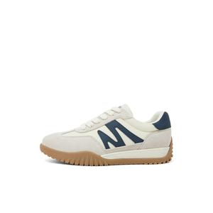 Нескользящие и износостойкие легкие низкие повседневные туфли для женщин COMELY, Beige White Blue