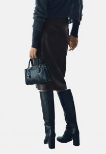 Юбка Mango Pencil skirt, Brown