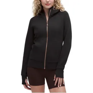 Куртка Scuba Series Lululemon, черный розовое золото/blk/rsgo