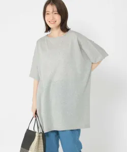 Туника из трикотажа «летучая мышь» плотностью 14 нитей на дюйм Studio Clip, цвет Heather Gray 15