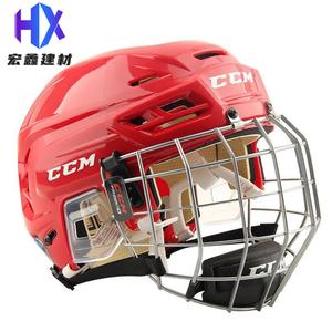 CCM Шлем Ice Ball для хоккея на траве и роликовых коньков, красный, размер S