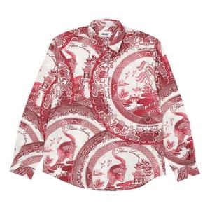 Рубашка ss22 china plate shirt 'red' Palace, красный