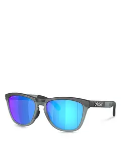 Круглые солнцезащитные очки Frogskins, диаметр линз 55 мм. Oakley, черный