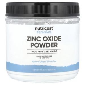 Nutricost, Essential, оксид цинка в порошке, 500 г (17,9 унции)