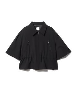 Куртка с короткими рукавами и сборками ПОСТОЯННАЯ ДОСТАВКА Column, цвет Black