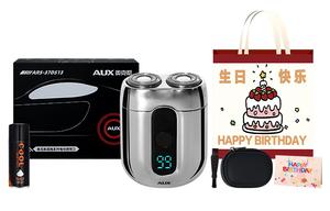 ARS-37DS13 поворотная бритва для влажного и сухого бритья полностью моющаяся портативная модель с цифровым дисплеем AUX