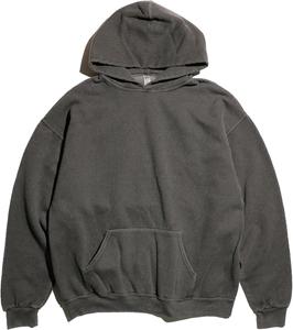 Толстовка унисекс с капюшоном и эффектом овердай от Jerseys Jerzees, черный