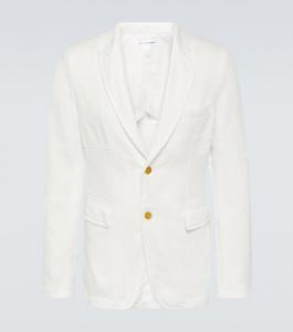 Твиловый блейзер Comme des Garçons Shirt, белый