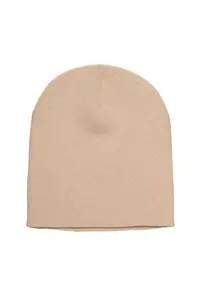 Flexfit Тяжелая стандартная зимняя шапка-бини Yupoong, коричневый