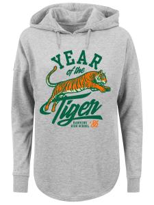 Толстовка F4NT4STIC Stranger Things Hawkins Year of The Tiger 86 Netflix TV Series, mottled grey